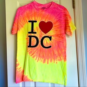 I ❤️ DC tie-dye shirt